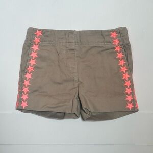 J. Crew Crewcuts Toddler Girl’s Shorts with Neon Pink Star Accents Size 2T